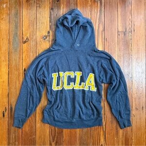 Rare vintage 1970s F L Robinson UCLA pullover hoodie raglan sleeve sweatshirt